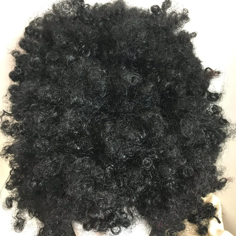 70's Afro Super Wig Costume Culture Franco Black NWT